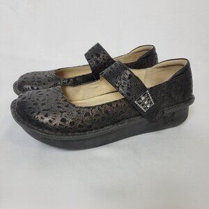 ALEGRIA PAL-845 Paloma Treasure Bronze Brown Leather Mary Jane Shoes 9.5/40 $140